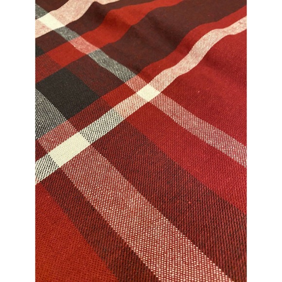 New Pottery Barn McKinley Plaid Red/Gray Zip Pillow Cover 24” Holiday Christmas - Picture 3 of 6